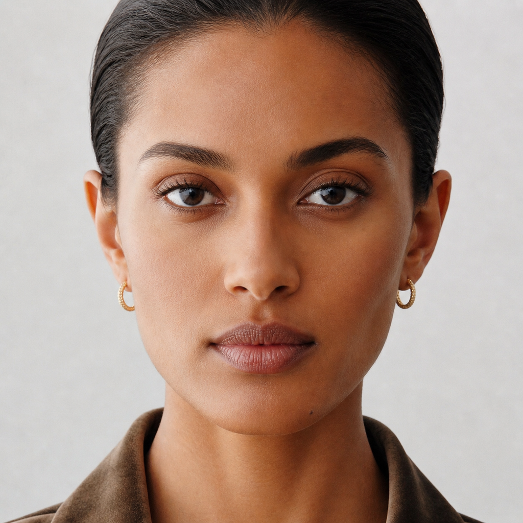 Twisted Diamond Hoop Earrings | 14K & 18K Gold