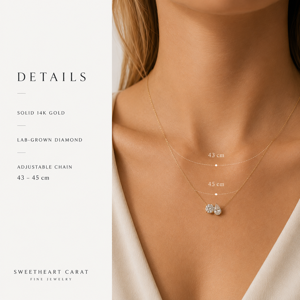You & Me Diamond Necklace