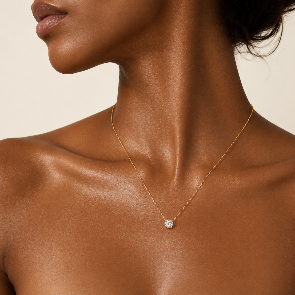Hidden Message Solitaire Necklace – LOVE / YOU