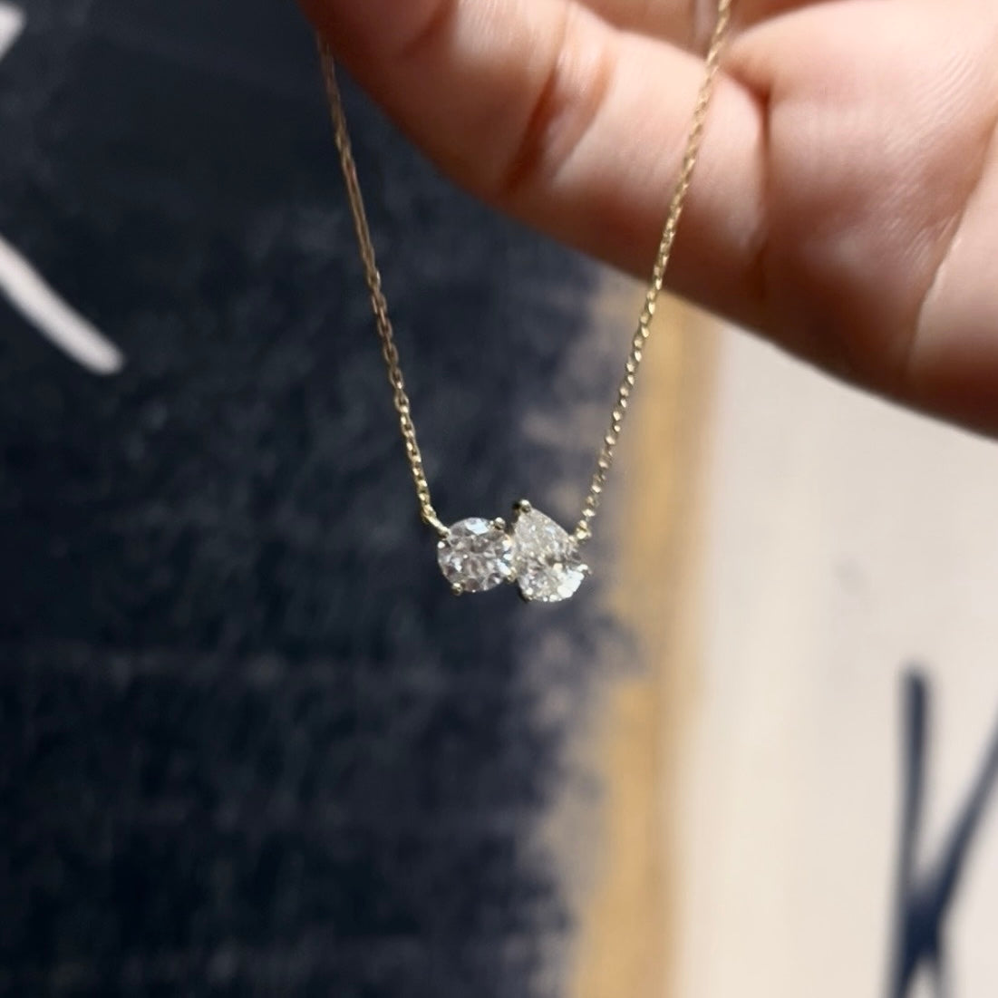 You & Me Diamond Necklace